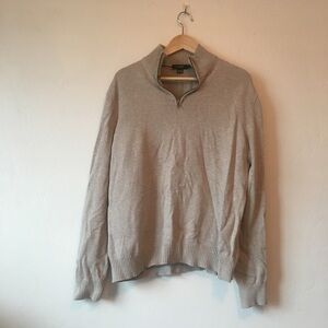 J. Crew Men’s 100% Cotton Zip Up Sweater